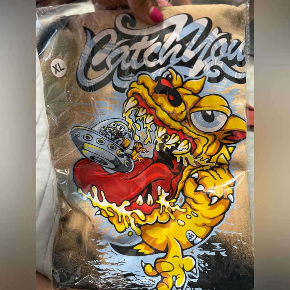 Catch me funny dog short‎ sleeve